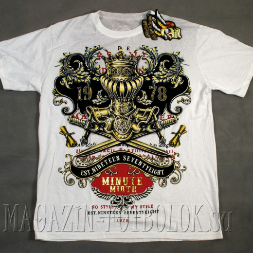 футболка с короной crown and sword