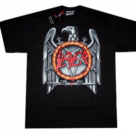 фанатская футболка slayer с логотипом