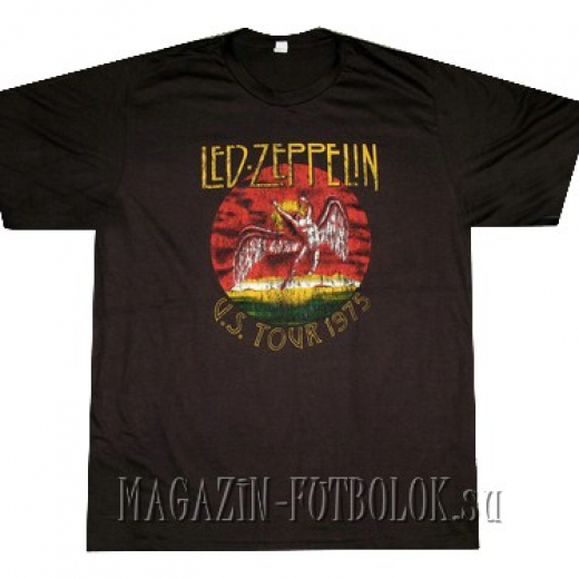 винтажная футболка led zeppelin us 1975