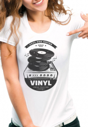 футболка feel sound vinyl