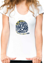футболка moon never back girls black