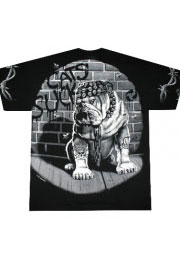 cats suck buldog футболка liquid blue