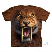 3D футболка тигр мужская Sabertooth Tiger