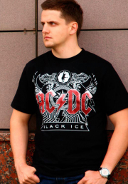 Футболка AC-DC Black Ice logo