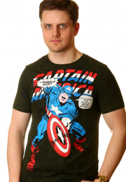 футболка captain america direct hit