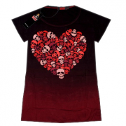Футболка женская Skulls in Heart