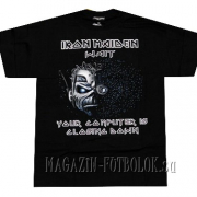 футболка с рок символикой iron maiden