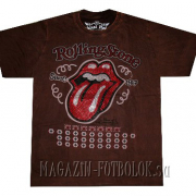 майка мужская со стразами rolling stones