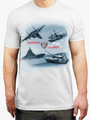 футболка русская армия - russian power