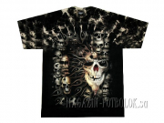 Футболка с черепами Skulls tie dye