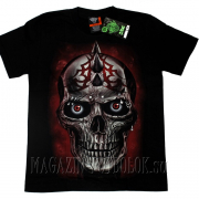 футболка с черепом 3d skull spikes