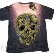 футболка с черепом plant skull