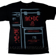 Футболка с надписью AC DC CREW