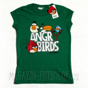 Женская футболка Angry Birds Green Girls