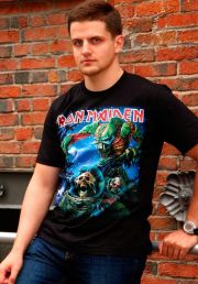 футболка iron maiden final frontier monster