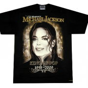 King of Pop Gold футболка с Майклом Джексоном