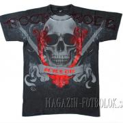 Рокерская футболка Rock-n-Roll never die