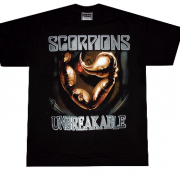 scorpions unbreakable футболка с логотипами групп