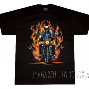 Skeleton Fire байкерские майки для мужчин