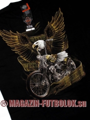 футболка байкерская ride with pride