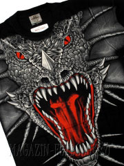 футболка дракон red eyes