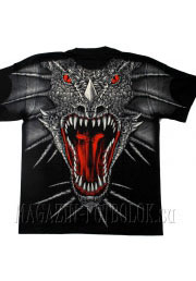 футболка дракон red eyes