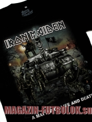 футболка iron maiden life and death