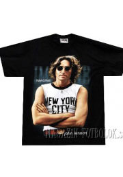 футболка john lennon new york city