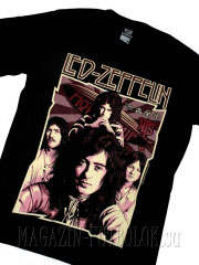футболка led zeppelin поп арт