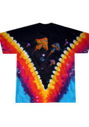 футболка с грибами space shrooms