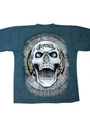 футболка с черепами two skulls legenda