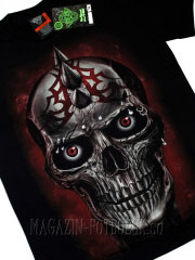 футболка с черепом 3d skull spikes