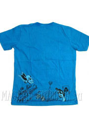 футболка с черепом skull in jail (blue)