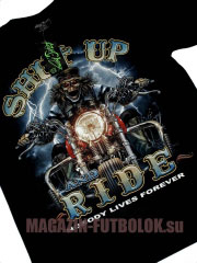 футболка shut up and ride color