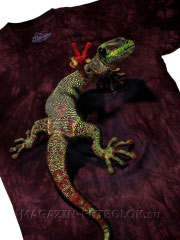 футболка peace out gecko