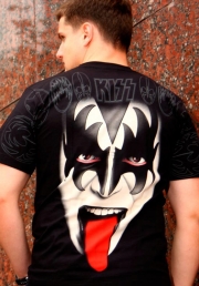full print gene simmons футболка кисс