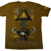 клёвая футболка skull champagne