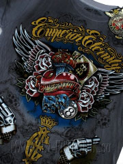 модная футболка 2 revolvers-wings