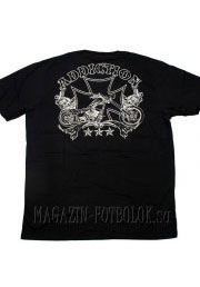 мужская футболка 3 skulls-3 stars-bike