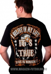 байкерская футболка outlaw biker
