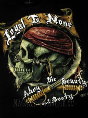 pirate skull loyal none футболка череп