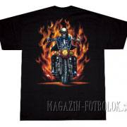 skeleton fire байкерские майки для мужчин