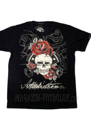 skull roses pistons тематическая футболка тату