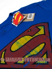 superman logo retro flock